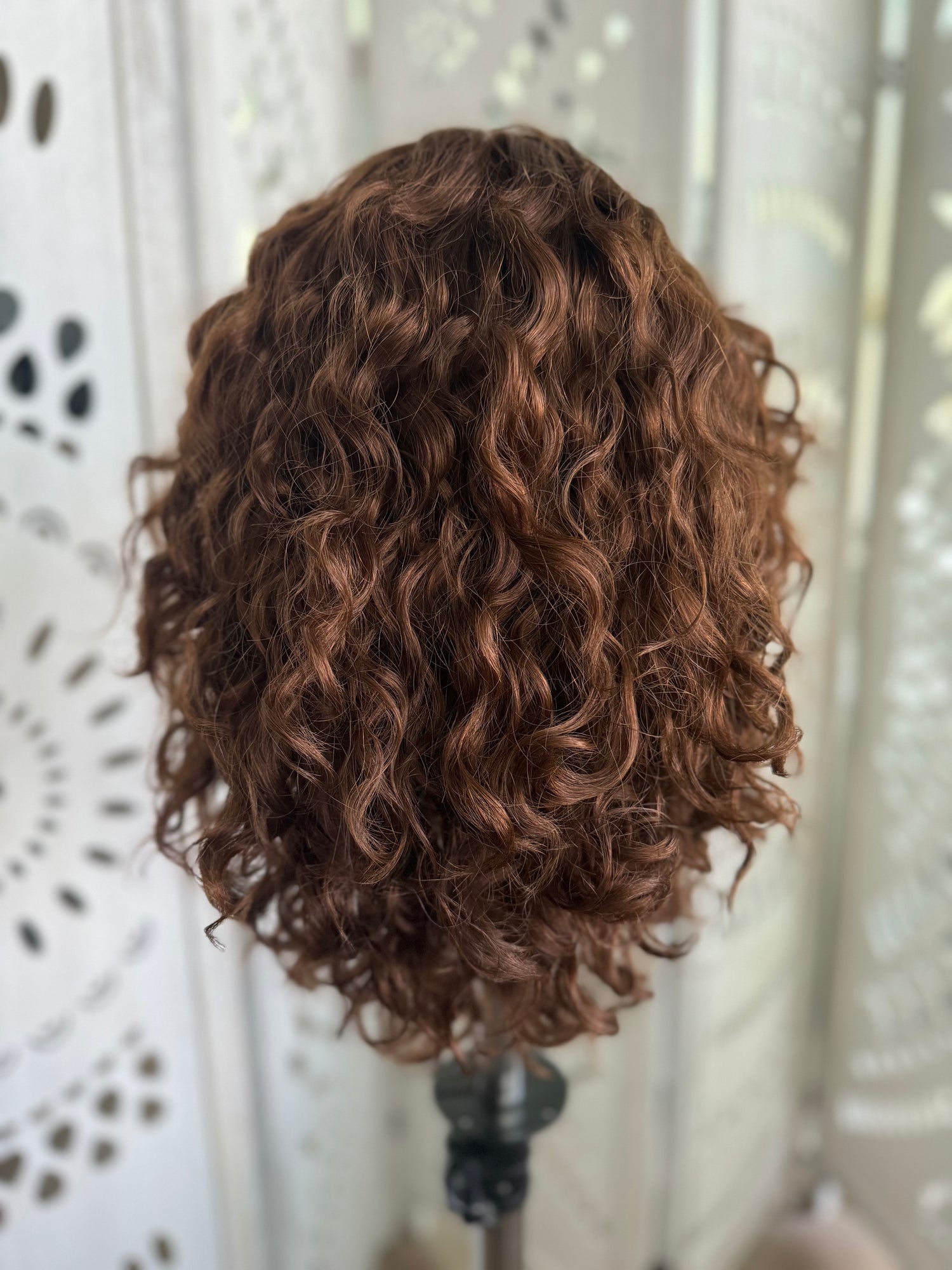 &quot;Rhea&quot; Curly Lace Top Wig (M)