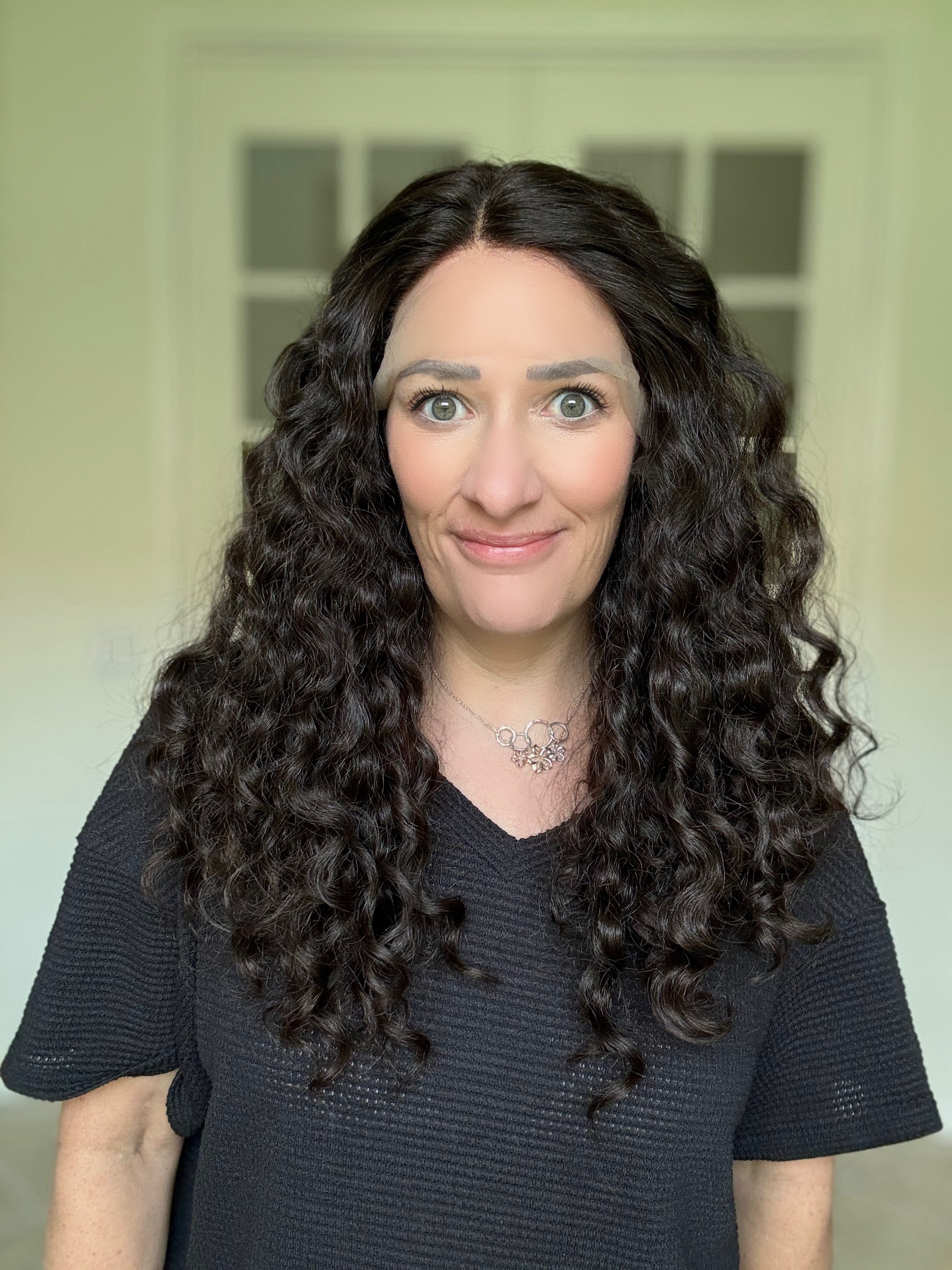 &quot;Kelda&quot; Curly Lace Top Wig (S)