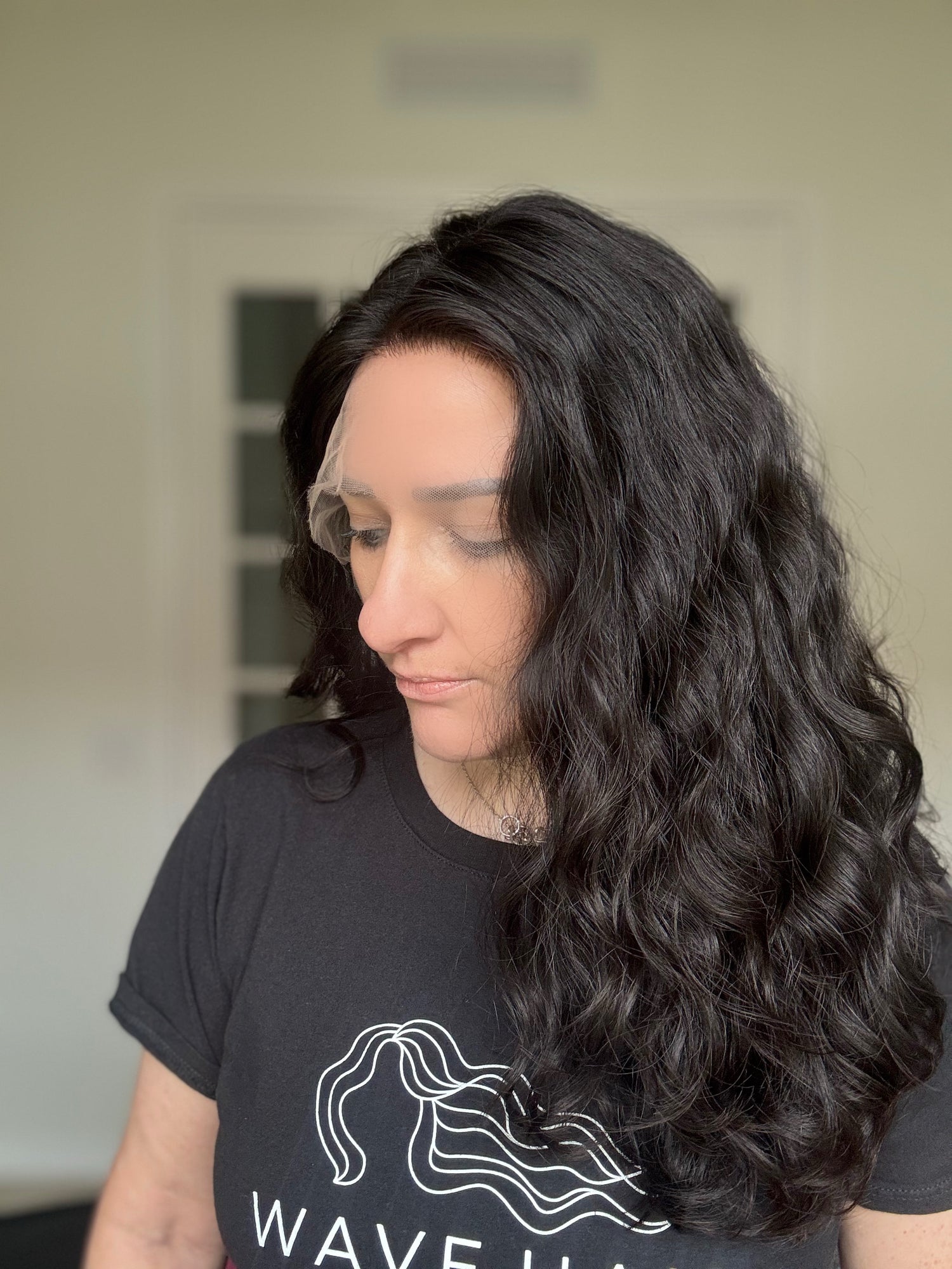 &quot;Cari&quot; Wavy Lace Top Wig (M)