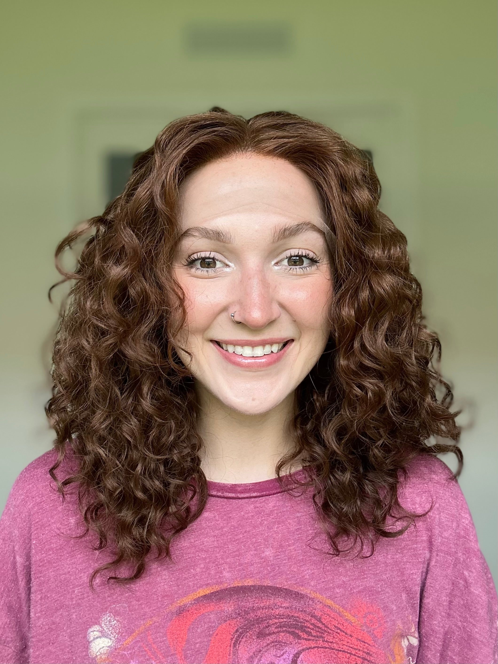 &quot;Rhea&quot; Curly Lace Top Wig (M)