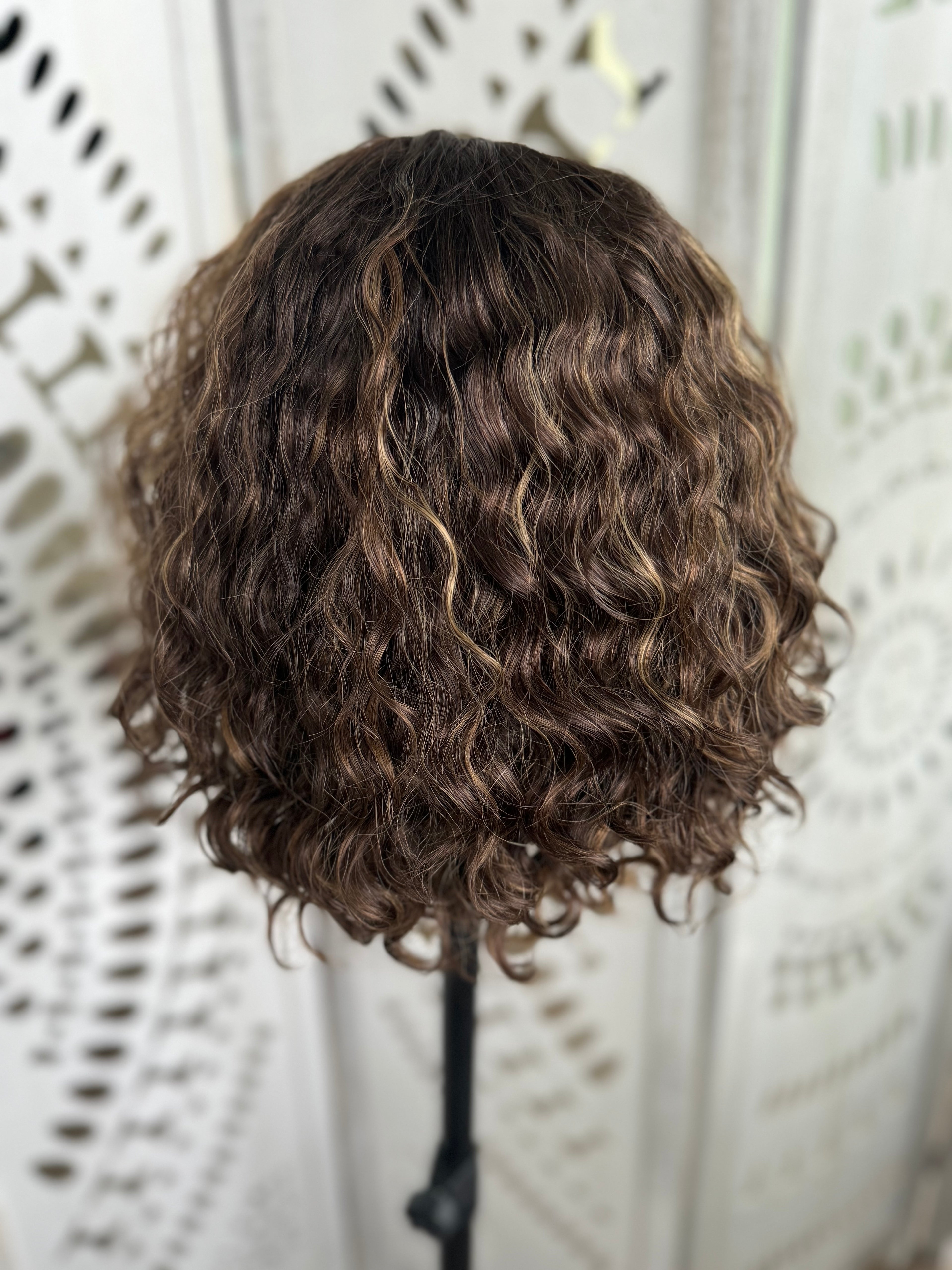 &quot;Sage&quot; Curly Lace Top Wig (M)