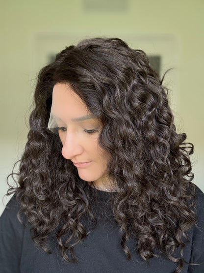 &quot;Kelda&quot; Curly Lace Top Wig (S)