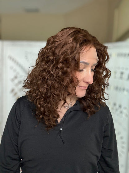 &quot;Rhea&quot; Curly Lace Top Wig (M)