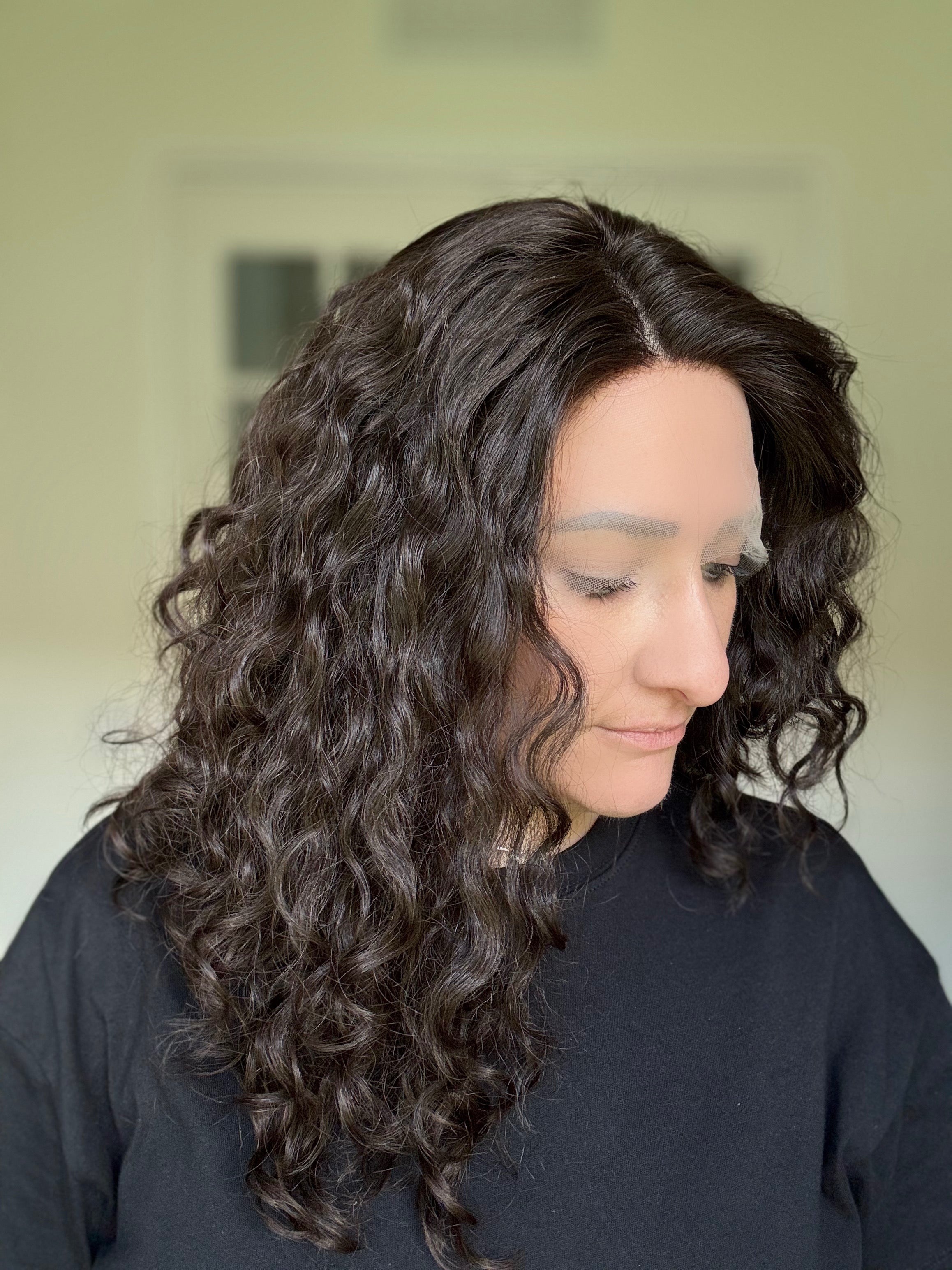 &quot;Kelda&quot; Curly Lace Top Wig (S)